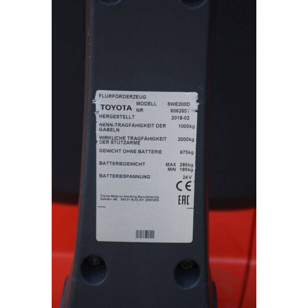 2018 Toyota SWE200D-43690890