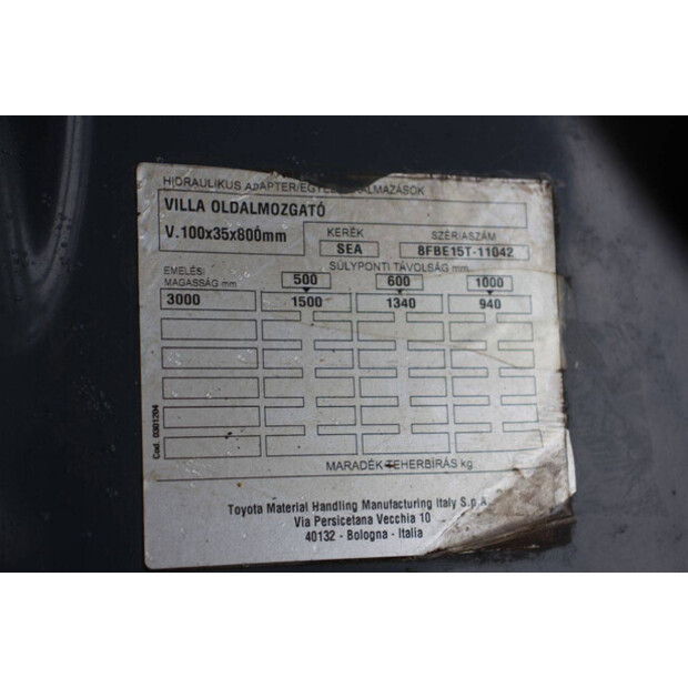 2016 Toyota 8FBE15T-43705138