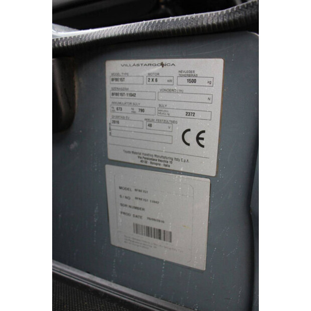 2016 Toyota 8FBE15T-43705139