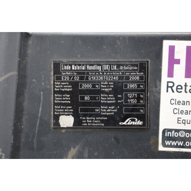 2006 Linde E20/02-43705529