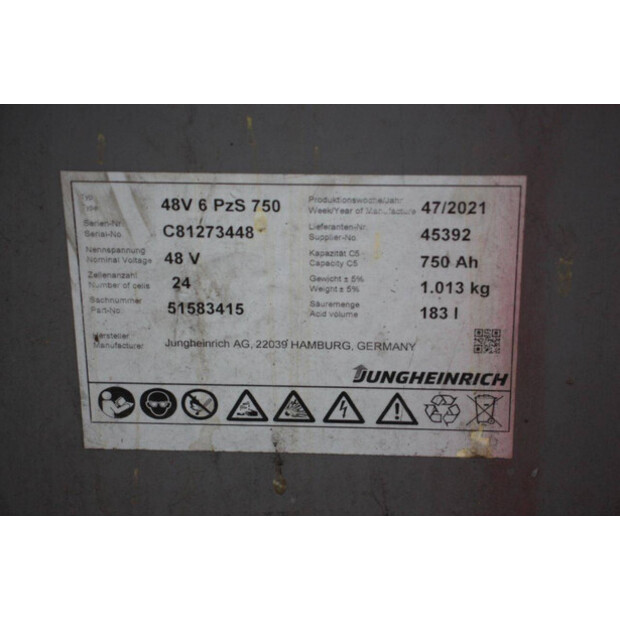 2018 Jungheinrich EFG 316-43705718