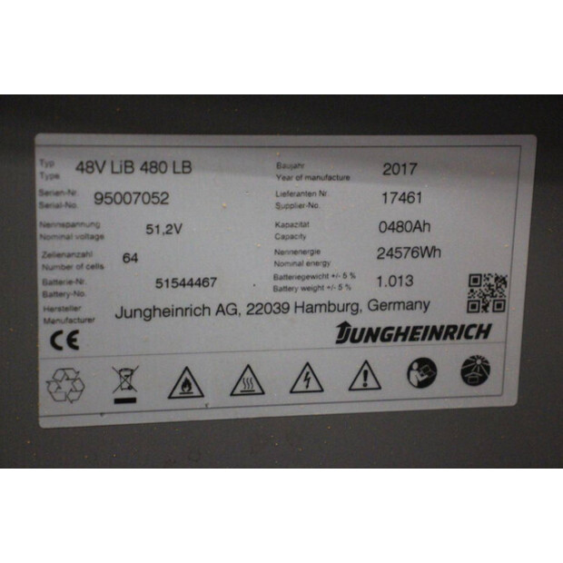 2017 Jungheinrich EFG220-43706498