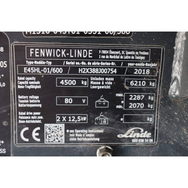 2018 ليندي E45HL-01/600-43708423