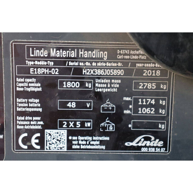 2018 ليندي E18PH-02-43708512