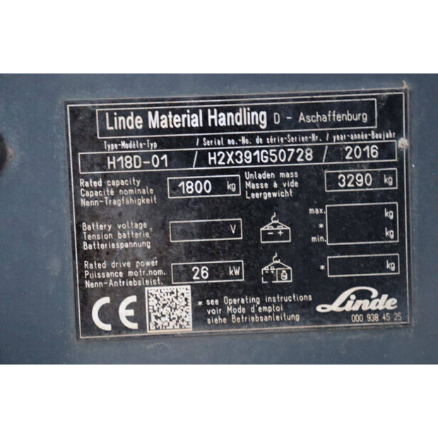 2016 ليندي H18D-01-43709829