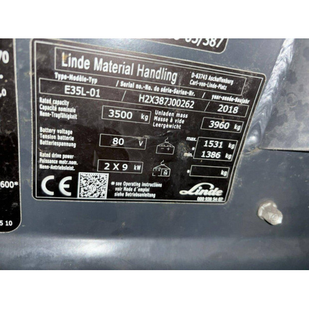 2018 Linde E35L-01-43710799