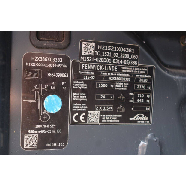 2020 Linde E15-02-43710951
