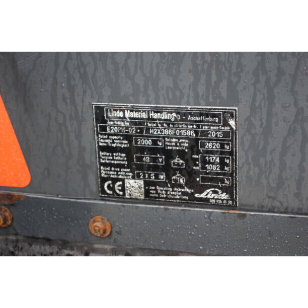 2015 Linde E20PH-02-43711076