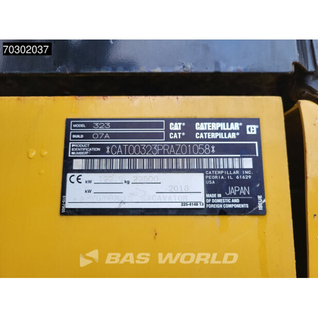 2018 كاتربيلر 323-43752749