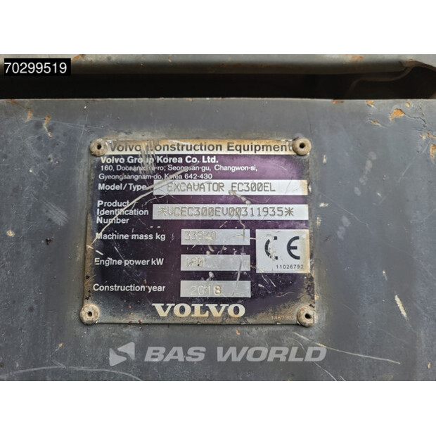 2017 Volvo EC300EL-43760067