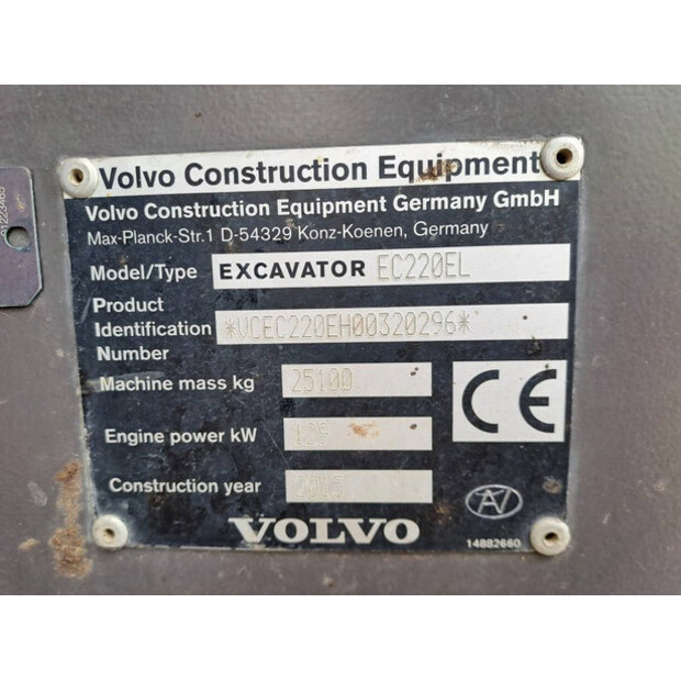 2015 Volvo EC220EL-43777781