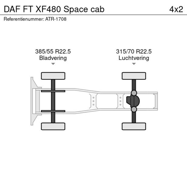 2018 DAF FT XF 480-43777914