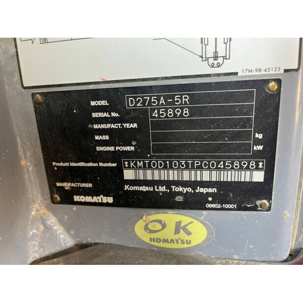 2023 كوماتسو D275A-5R-43778005