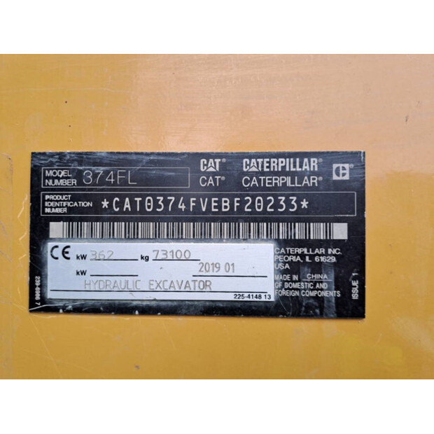 2019 Caterpillar 374FL-43781467