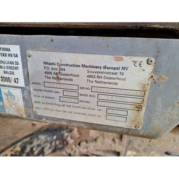 2007 Hitachi ZX135US-43781534