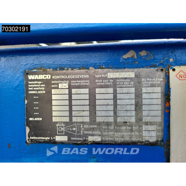 1998 Nooteboom EURO-38-02/L/V-43783244