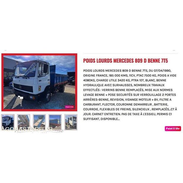 1990 Mercedes-Benz 809-43798100