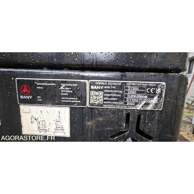 2022 SANY SY26U-43798384