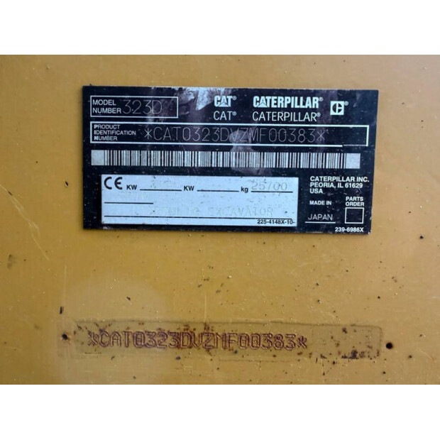 2010 Caterpillar 323DL-43800684