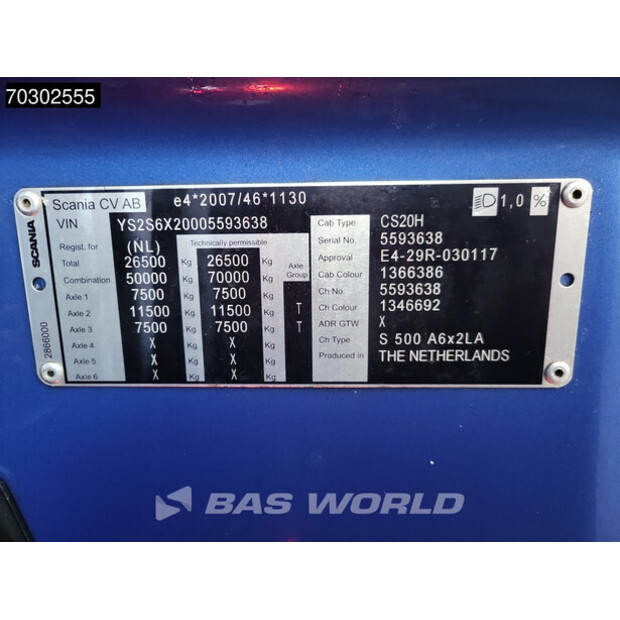 2020 Scania S500-43800826