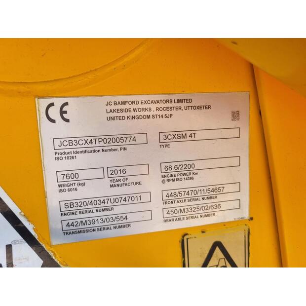 2016 JCB 3cx-43803122
