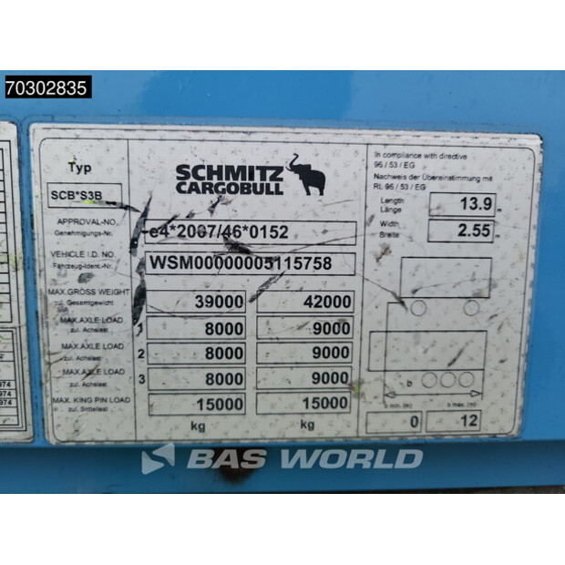 2013 Schmitz Cargobull SCB*S3B-43821576