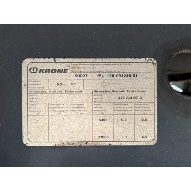 2006 Krone SDP 27-43826138