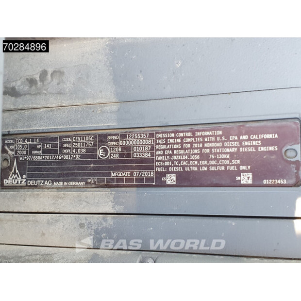 2019 Hitachi ZX140W-6-43827444