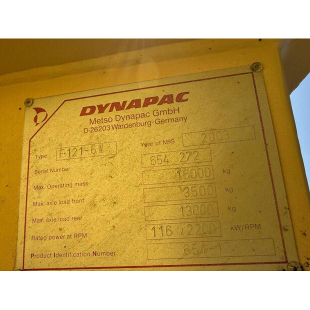 2003 DYNAPAC F121 6W-43829144