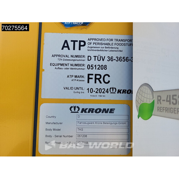 2018 Krone Thermo King SLXi 300-43831241