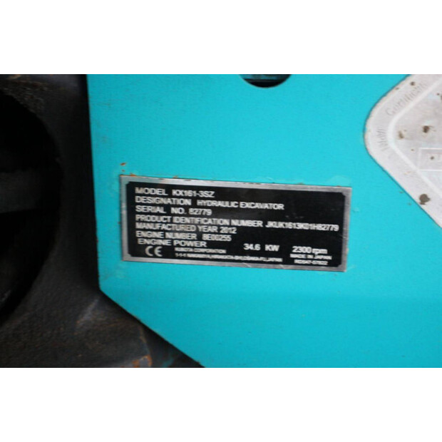 2012 KUBOTA KX161-3SZ-43831364