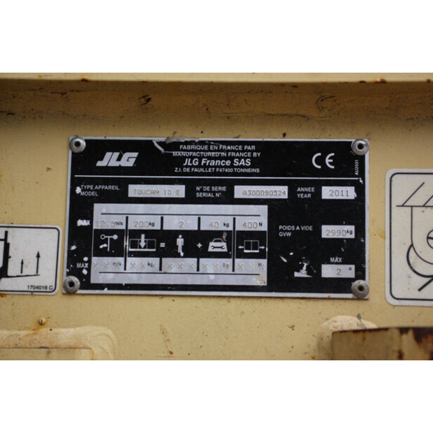 2011 JLG TOUCAN 10E-43832140