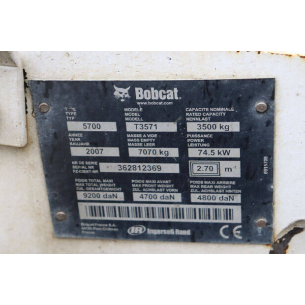 2007 BOBCAT T3571-43832581