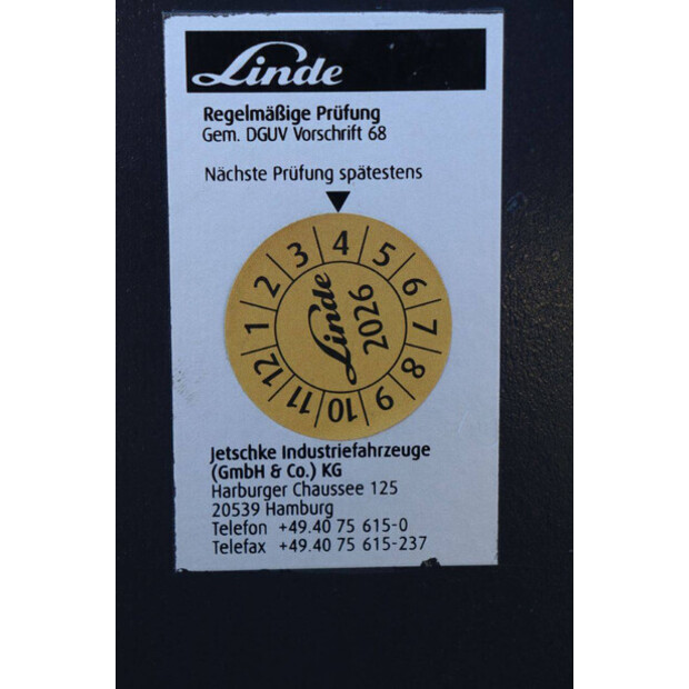 2018 Linde E16P-02-43833119