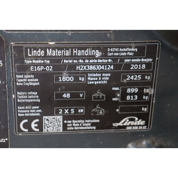 2018 ليندي E16P-02-43833320