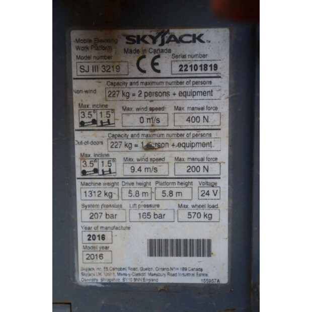 2016 سكايجاك SJ 3219-43833403