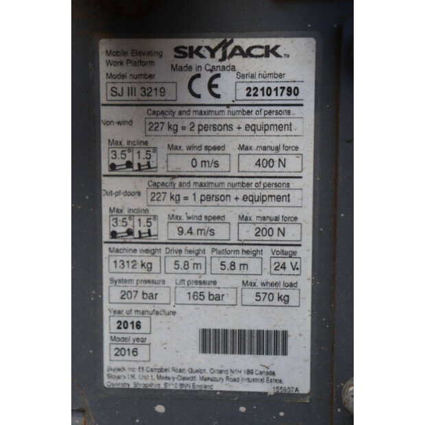 2016 سكايجاك SJ 3219-43833451