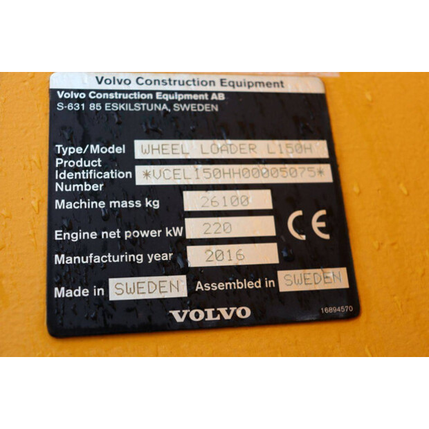2016 فولفو L150H-43833942