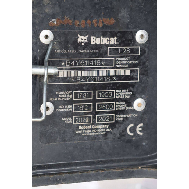 2021 BOBCAT L28-43834028