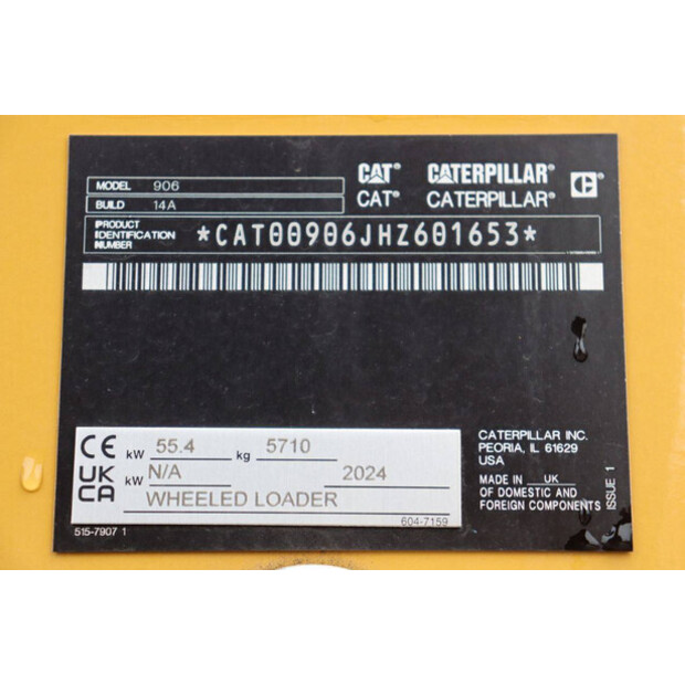 2024 كاتربيلر 906-43834047