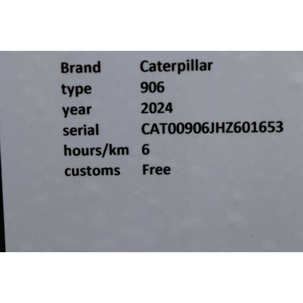 2024 كاتربيلر 906-43834049