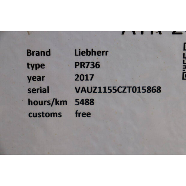 2017 Liebherr PR 736 LGP-43834351