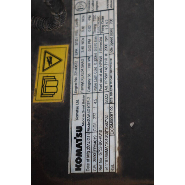 2016 Komatsu HB215LC-3-43834436