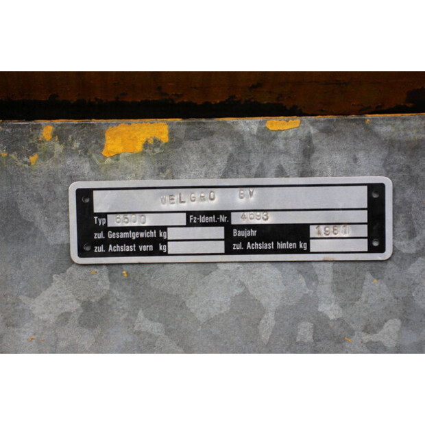 1981 WELGRO 6500-43834708