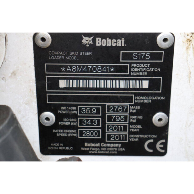 2011 BOBCAT S175-43834988