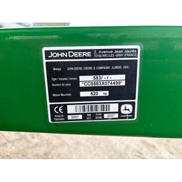 2007 JOHN DEERE 583-43837082