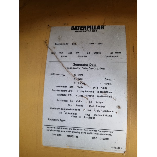 2010 كاتربيلر 100KvA-43869944