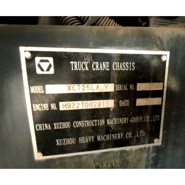 2022 XCMG XCT25L4-Y-43887822
