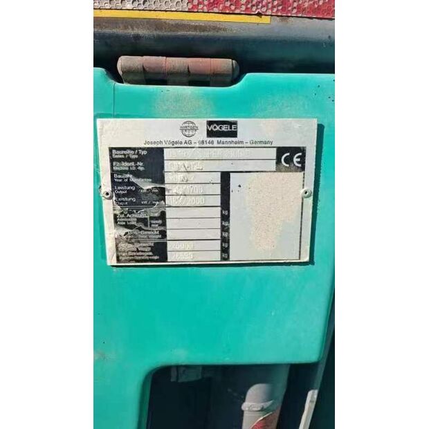 2012 VOGELE S2100-2L-43892036