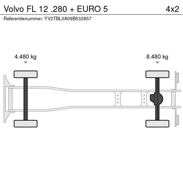 2008 Volvo FL 12 .280 + EURO 5-43896464